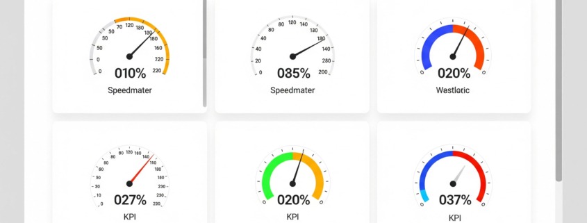 Dashboard-mit-Tachometerdiagrammen